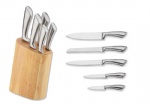 high quality kitchen knife set with wooden block