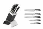Wooden Handle Chef's Knife Stainless Steel Kitchen Knives Set
