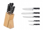 kitchen knife with forged handle